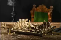 SZACHY AS (40,5 x 41 cm) tradycyjne, uniwersalne